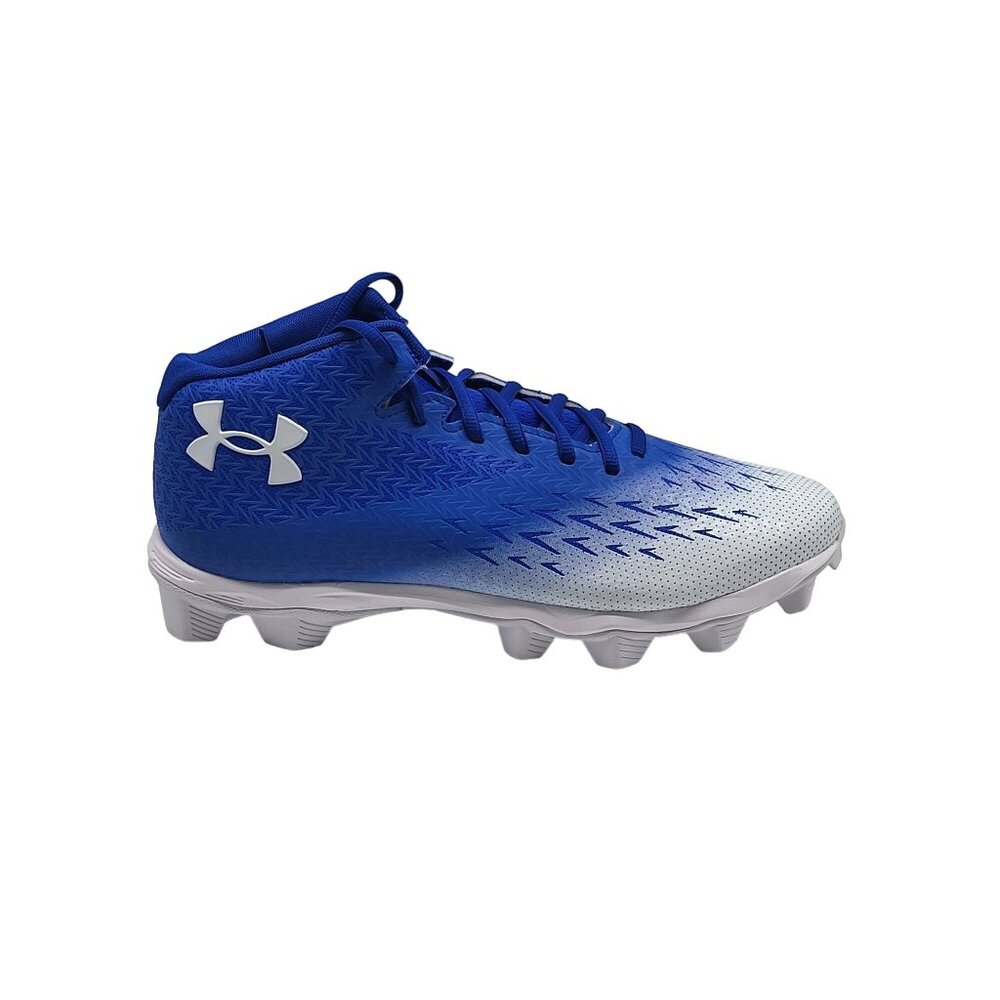 Under‎ Armour Spotlight Franchise RM 4.0 Men Football Cleats Sz 10.5 Royal Blue